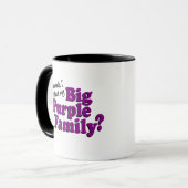 Grande tasse pourpre #2 de famille (Devant gauche)