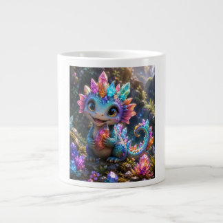 Grande Tasse Pousse de cristal – Fantaisie de dragon de cristal