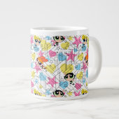 Grande Tasse Powerpuff Girls Townsville Pattern (Devant droit)