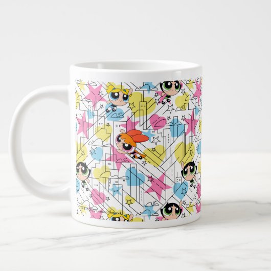 Grande Tasse Powerpuff Girls Townsville Pattern (Gauche)
