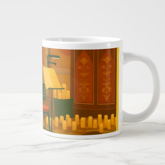 Grande Tasse Prelude aux chandelles - Salle de musique, Pavillo (Droite)