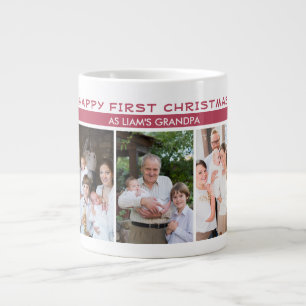 Grande Tasse Premier Noël en tant que grand-père 5 Collage de p