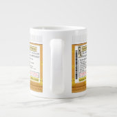 Grande Tasse Prescription de RX pour le bonheur (Dos)