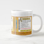 Grande Tasse Prescription de RX pour le bonheur (Droite)
