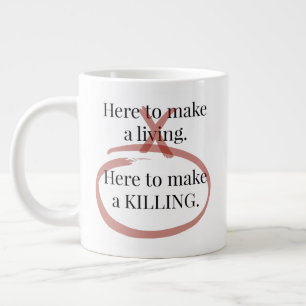 Grande Tasse Prêt à personnaliser la boîte à café 20ox