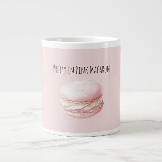 Grande Tasse Pretty in Pink Macaron (Devant)