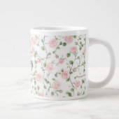 Grande Tasse Pretty Pink Roses Floral   (Droite)