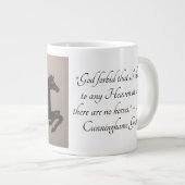 Grande Tasse Prière d'un cavalier (Devant droit)