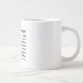 Grande Tasse Prière d'un médecin (Droite)