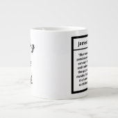 Grande Tasse Priez Comme Élie Jacques 5:17-18 Citation Écriture (Devant)