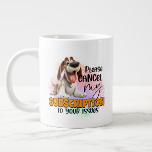 Grande Tasse problèmes drôles mot art