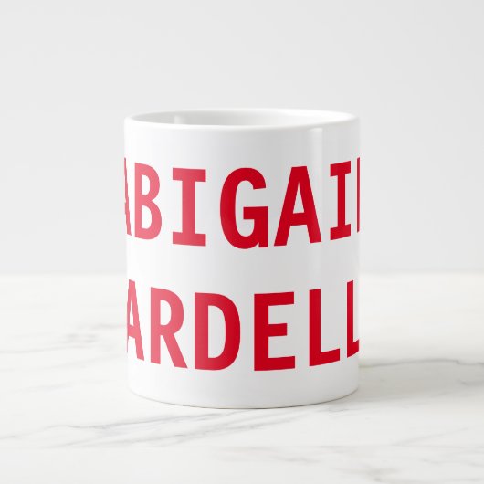 Grande Tasse Professionnel minimaliste audacieux moderne (Devant)