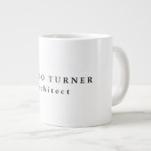 Grande Tasse Professionnel minimaliste tendance (Devant droit)