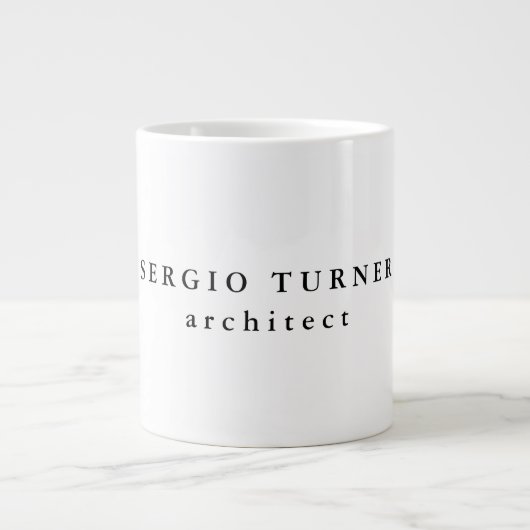 Grande Tasse Professionnel minimaliste tendance (Devant)