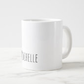Grande Tasse Professionnel Unique Classique Simple Votre Nom (Devant droit)