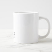 Grande Tasse Professionnel Unique Classique Simple Votre Nom (Droite)