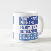 Grande Tasse Profitez de votre retraite - (Devant droit)