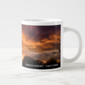 Grande Tasse Profitez d'un coucher de soleil en Arizona avec vo (Droite)