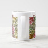 Grande Tasse Promu aux Grandma Fleurs roses (Dos)