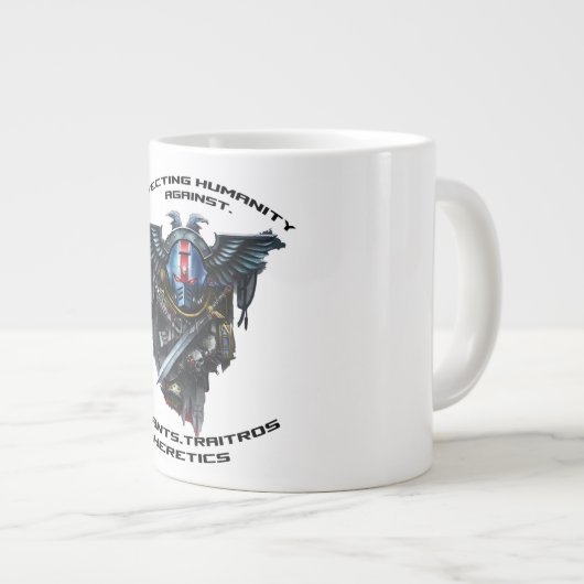 Grande Tasse Protéger l'humanité (Devant droit)