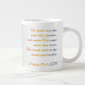 Grande Tasse Psaume Macaw Scarlet 91:4 KJV (Droite)