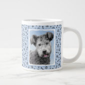 Grande Tasse Pumi Peinture - Cute Original Chien Art (Droite)