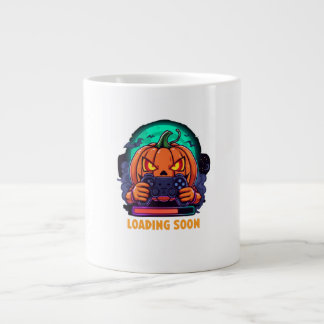 Grande Tasse Pumpkin Quest Gamer Loading Design