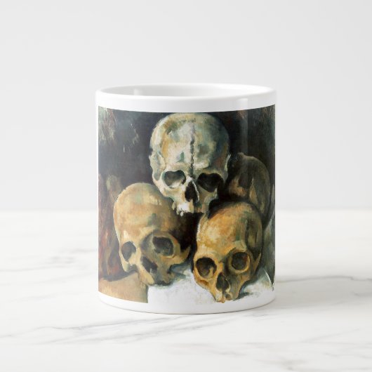 Grande Tasse Pyramide des crânes Paul Cezanne Peinture Art (Devant)