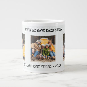 Grande Tasse Quand nous nous avons mutuellement 3 photo Collage