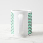Grande Tasse Quatrefoil vert et gris Laurel (Dos)