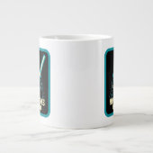 Grande Tasse Que les os soient avec vous Squelette Guerrier (Devant)