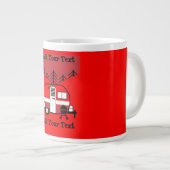 Grande Tasse Queen of the Camper - Drôle Camping RV (Devant droit)