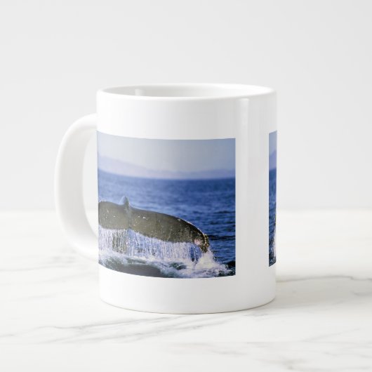 Grande Tasse Queue de baleine à bosse. (Devant gauche)