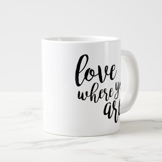 Grande Tasse Quotable V (Devant droit)