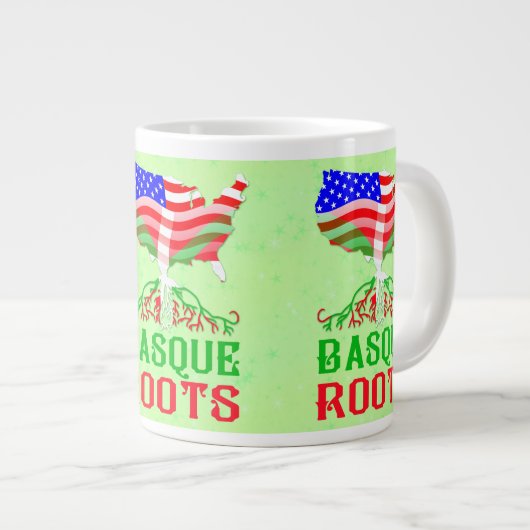 Grande Tasse Racines basques américaines (Devant droit)