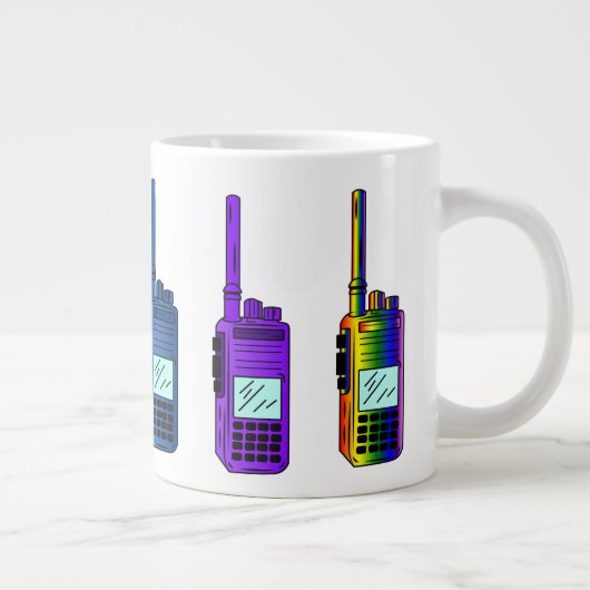 Grande Tasse Radio Rainbow (Droite)