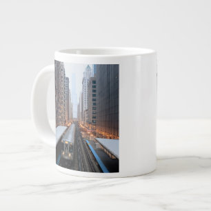 Grande Tasse Rail élevé Chicago du centre au-dessus de Wabash