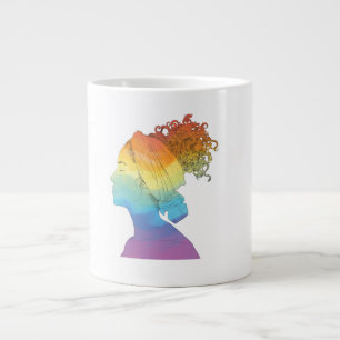 Grande Tasse Rainbow Life, femme, liberté
