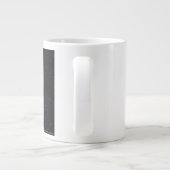 Grande Tasse Rappel réfléchi avec un jumbo de lune en forme de  (Dos)