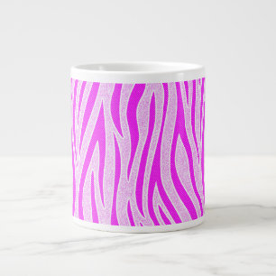 Grande Tasse Rayures de zèbre dans une impression de safari ros