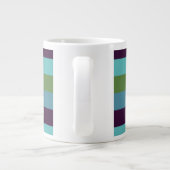 Grande Tasse Rayures d'harmonie côtière (Dos)