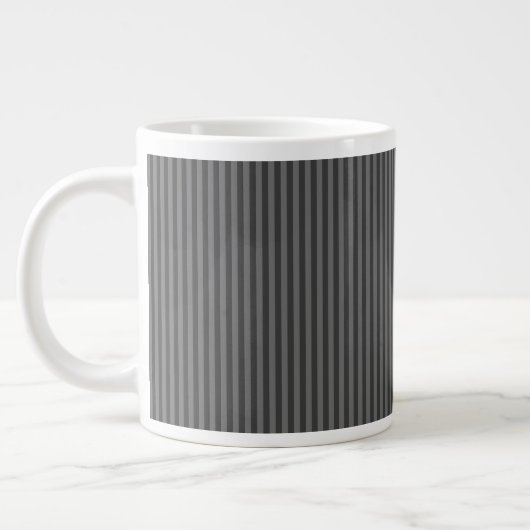 Grande Tasse Rayures Grises (Gauche)