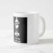 Grande Tasse Récupération des toxicomanes alcooliques Sober AF (Devant droit)