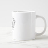 Grande Tasse Red Angel Coeur avec ailes (Droite)