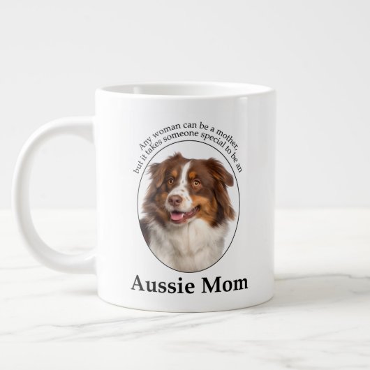 Grande Tasse Red Australian Shepherd Mom (Gauche)