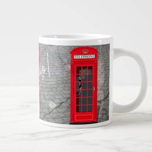 Grande Tasse Red London Phone Booth (Droite)