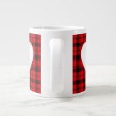 Grande Tasse Red Plaid Vous Faites Sourire Mon Coeur (Dos)