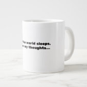 Grande Tasse “Reflets de minuit” (Devant droit)