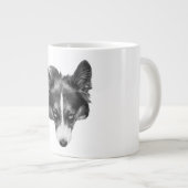 Grande Tasse regard doux corgi calme (Devant droit)
