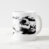 Grande Tasse Regarder Terrier douillet sur le lit d'hiver (Devant droit)